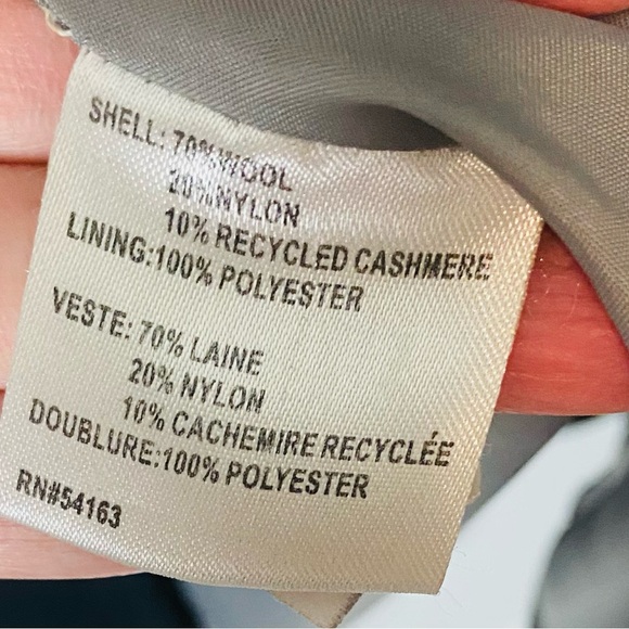 Calvin Klein Black Pea Coat - Picture 5 of 8